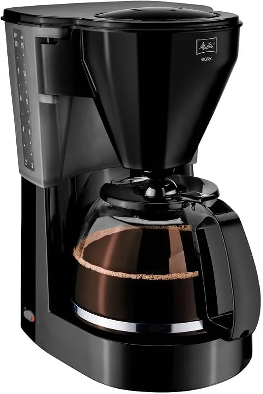 Melitta® Easy II Melitta Easy kaffebryggare med automatisk avstängning och diskmaskinssäkra delar. Funktionell och lättanvänd kaffebryggare i kompakt design, svart — Kök & Hushåll
