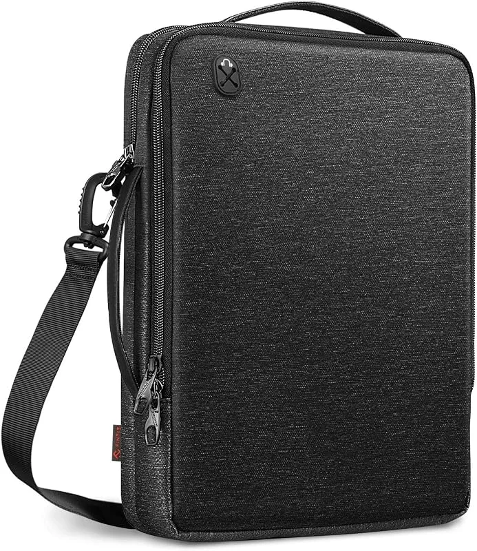 FINPAC Axelväska för 13, 5 tum MacBook Air M3, A3113 M2, A2681 2024-2022, MacBook Pro 14 M3, M2, M1 2023-2021, 13, 3 tum MacBook, Surface Pro, datorbärfodral med elektronik organiseringsficka — Mobil och surfplatta