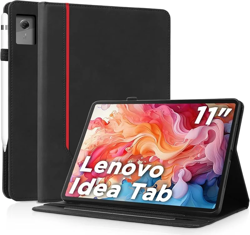 Fodral för Lenovo Idea Tab 11 tum surfplatta 2025 TB-336ZU TB-336FU, ultratunt med Lenovo Idea Tab-pennhållare, svart — Mobil och surfplatta