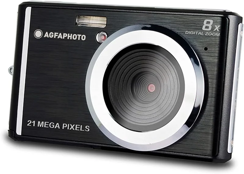 AGFA Photo Realishot DC5200 - kompakt digitalkamera (21 MP, 2, 4" LCD, Digital 8X Zoom, litiumbatteri) - svart — Portabel digital och ljud