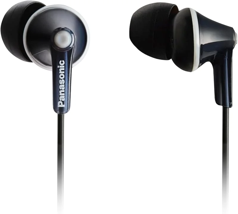Panasonic RP-HJE125E-K Hörlurar, Svart, 1, 1 m — Hörlurar och ljud