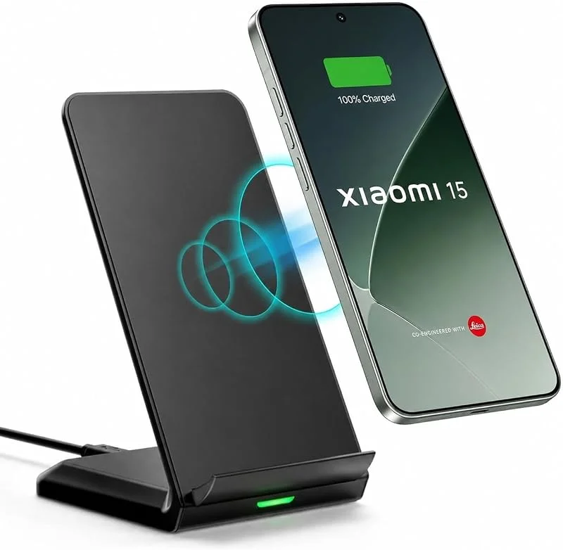 Trådlös snabbladdare, trådlös laddare lämplig för Xiaomi 15 15T 14 14T 13 13T Redmi Pro Plus Mi 11 10 Note 14 13 12 Pro+ 4G 5G Mix 4 Poco M8 F8 F7 X7 Ultra trådlös laddning — Mobil och surfplatta