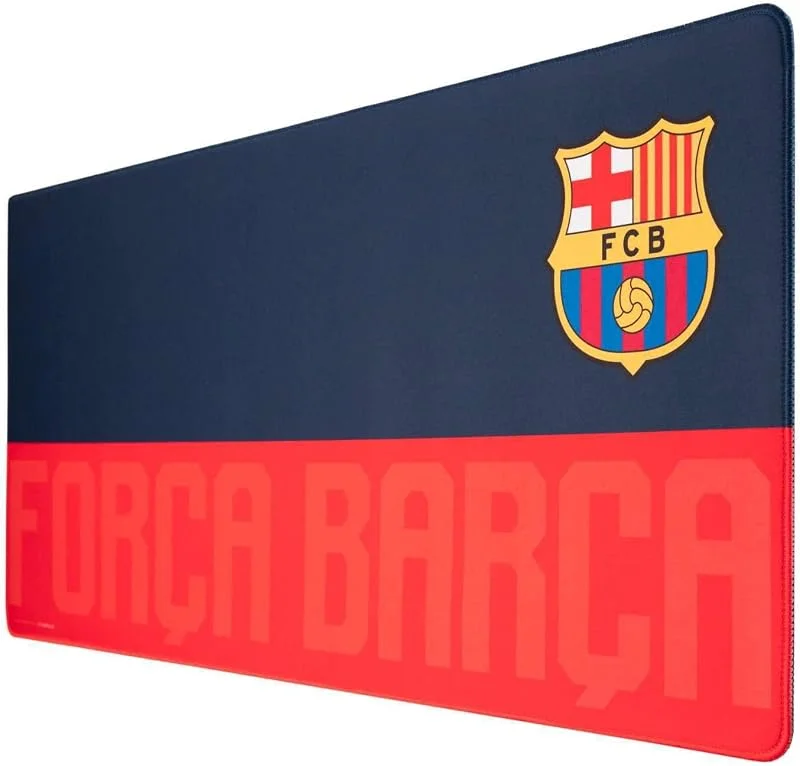 Group Erik - XXL FC Barcelona gaming musmatta - halkfri skrivbordsmatta - 80 x 35 cm — Datortillbehör