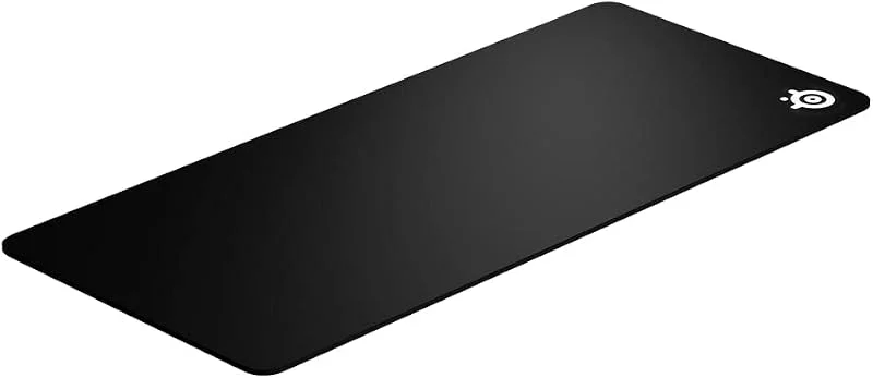 SteelSeries QcK XXL musmatta i gamingtyg - extra tjock halkfri gummibas - exklusiv mikrovävd yta - optimerad för gamingsensorer - maximal kontroll - storlek XXL, Svart, 1665781 — Datortillbehör