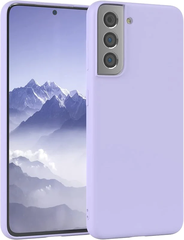 EAZY CASE Silikonfodral kompatibelt med Galaxy S21 5G i Lavendel — Mobil och surfplatta