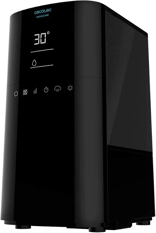 Cecotec luftfuktare BreezeCare 4000 Connected. 6 liters tank, luftfuktning på 400 ml, h, Wi-Fi och touch-kontroll, plasmafunktion, täckning upp till 40 m² — Hushållselektronik