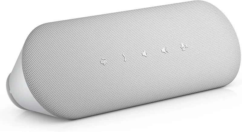 Dell SP3022 USB-datorhögtalare för PC, bärbar dator, bildskärm, affärskonferens – mini soundbar-högtalare, AI-brusreducering, fullständigt duplexljud, 2 x 1, 8 W, MS-Teams-certifierad – platina silver — Hörlurar och ljud
