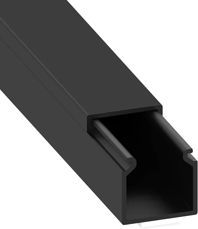 Cable Coach kabelkanal (självhäftande) 15 x 15 mm, längd 1 m, svart — TV och streaming