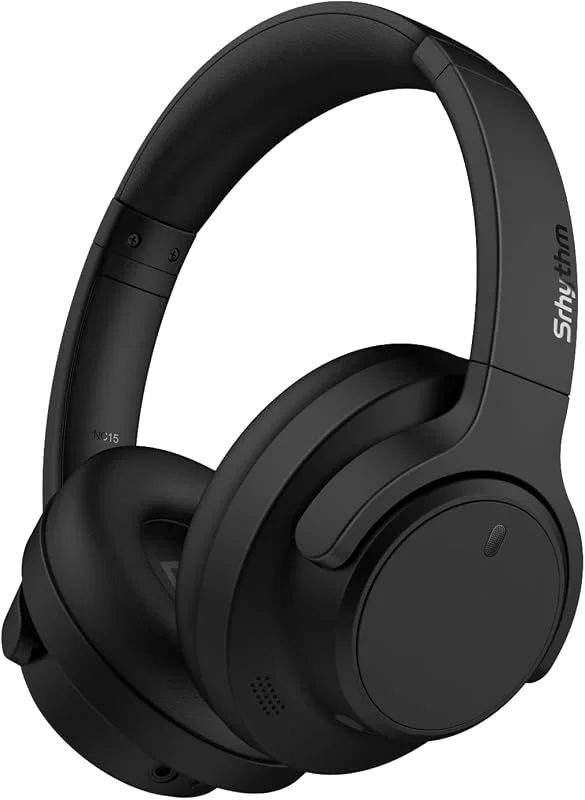 Srhythm NiceComfort 15 (2. generation) hybridhörlurar med brusreducering, Bluetooth 6.0, med låg latens, rumsligt ljud, ENC, 120 timmar — Hörlurar och ljud