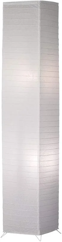 Reality Leuchten papper golvlampa, 2 x E27 max 60 W utan ljuskälla, 130 cm, R40122001 — Smart belysning