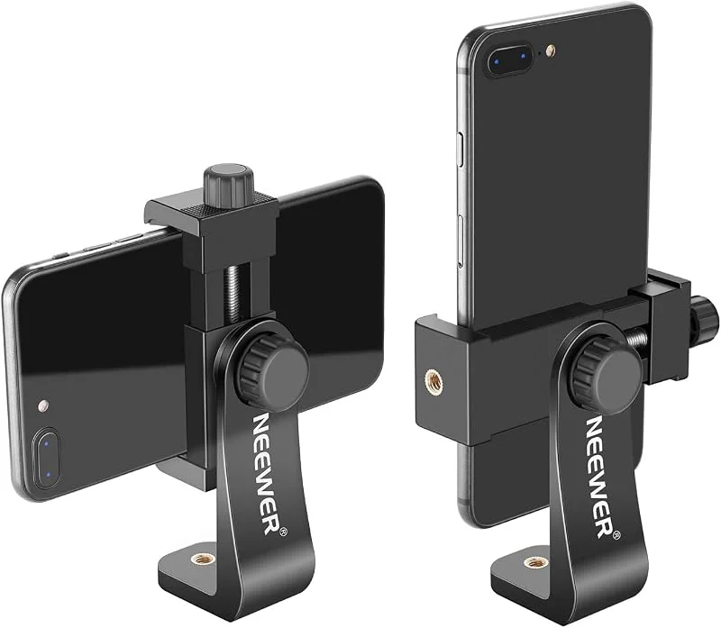 NEEWER smartphonehållare och telefonstativfäste, kompatibelt med iPhone och Android — Mobil och surfplatta