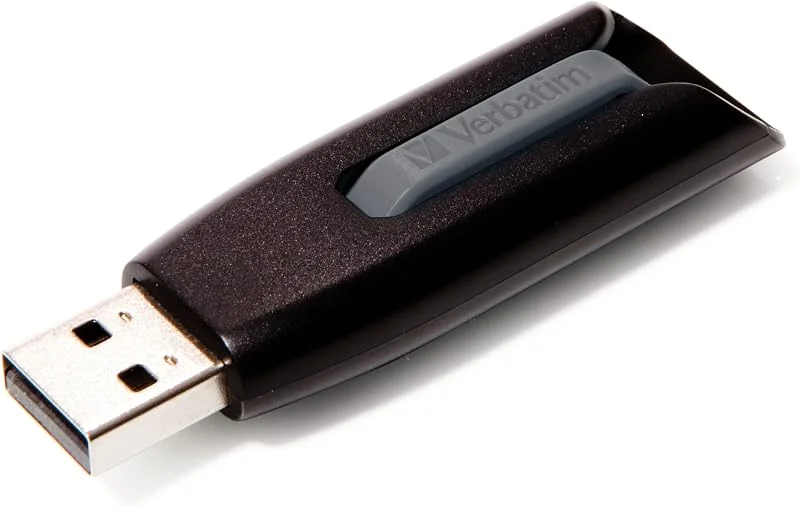 Verbatim USB 3.0 minne, Store'N'Go V3, 32GB, svart, grå — Datortillbehör