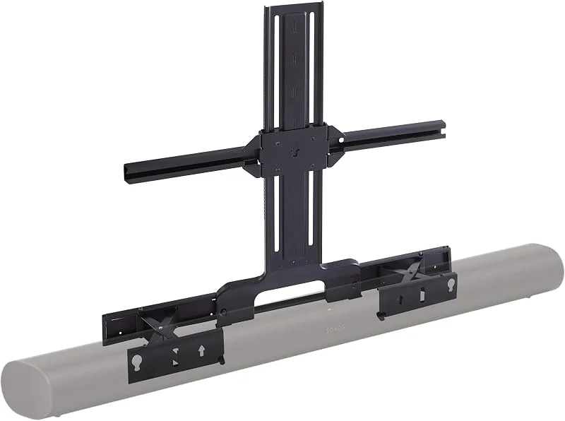 Sanus Soundbar TV-fäste designat för Sonos Arc Sound Bar – höjd och djup justerbar för Dolby Atmos – universell kompatibilitet andra TV-fästen – enkel montering – OSSATM — TV och streaming