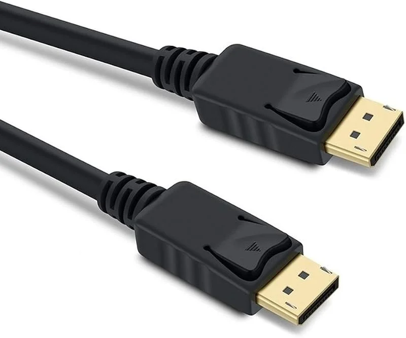 PremiumCord 8K DisplayPort 1, 4 kabel M, M 0, 5 m, 32, 4 Gbps, Video 8K@30Hz, 5K@60Hz, 4K@120Hz 2160p, HDCP 2.2, guldpläterade anslutningar, svart — Laddning och kablar