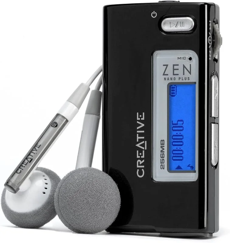 Creative Zen Nano 1GB MP3-spelare svart — Portabel digital och ljud