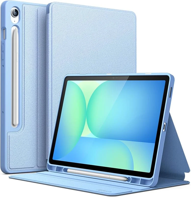 JETech Skyddsfodral för Samsung Galaxy Tab S10 Lite, S10 FE, S9 FE 10, 9", Blå — Mobil och surfplatta