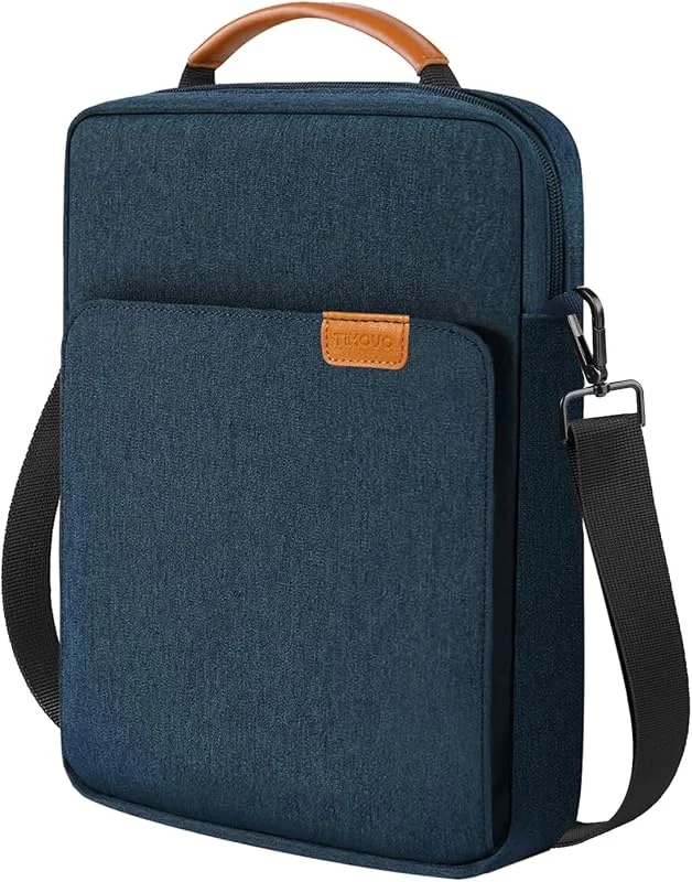 TiMOVO 9-11" Tablet Sleeve Bag Carrying Case with Strap, Indigo — Mobil och surfplatta