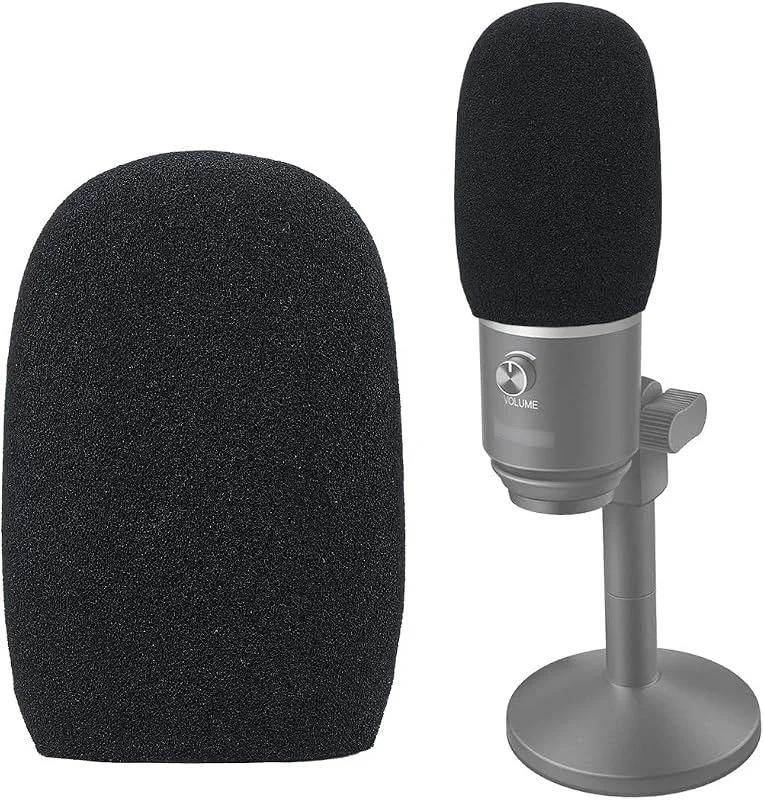 YOUSHARES Vindskärm i skum för mikrofon, vindskydd, mikrofon, popfilter kompatibelt med FIFINE USB-mikrofon (K670) för inspelning, podcasting — Hörlurar och ljud