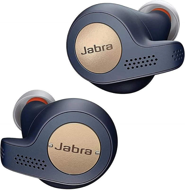Jabra Elite Active 65t Earbuds - Passive Noise Cancelling Bluetooth Sports Headphones med rörelsesensor för Fitness Tracking - Trådlösa samtal och musik - kopparblå — Hörlurar och ljud