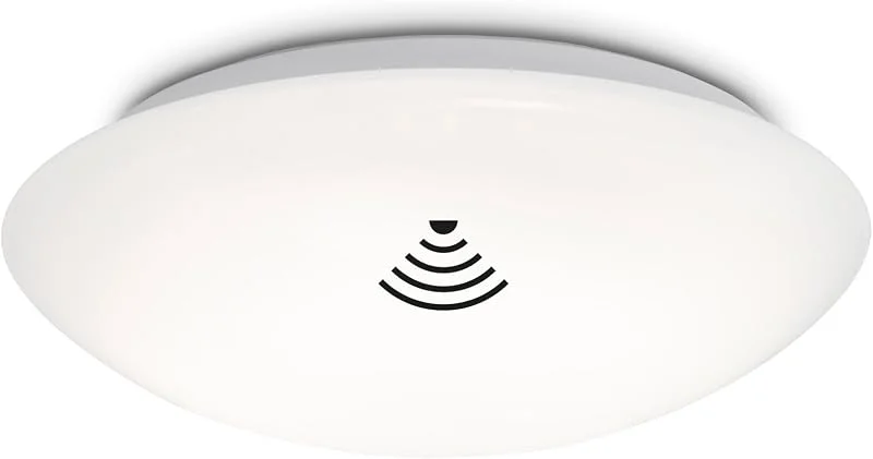 Briloner Leuchten LED-taklampa med Rörelsedetektor, Metall, Plast, Svart, 27, 8 cm — Hushållselektronik