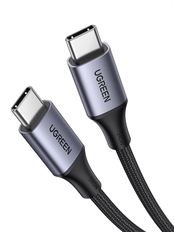 UGREEN USB-C kabel 240W Power Delivery 3.1 laddkabel USB-C till USB-C PPS — Mobil och surfplatta
