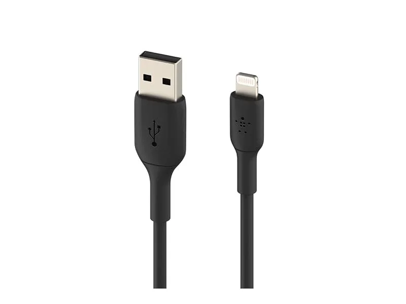 Belkin Lightning-Kabel (Boost Charge Lightning-, USB-Kabel für iPhone, iPad, AirPods) MFi-zertifiziertes iPhone-Ladekabel (Schwarz, 2 m) — Mobil och surfplatta