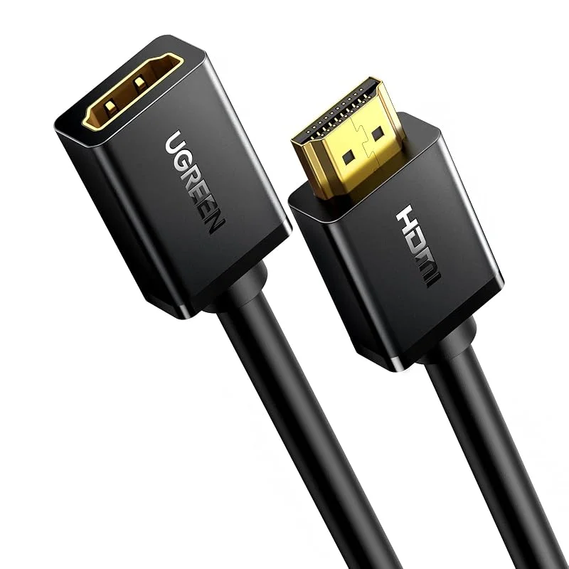UGREEN HDMI-förlängningskabel HDMI 2.0 kabel kvinna att hana för HDMI-förlängning UHD 4K, 3D, HDR, ARC, Ethernet HDMI-kabel förlängning stöder för TV-sticka, PS4, PS3, Xbox, bärbar dator etc (0, 5 m) — TV och streaming