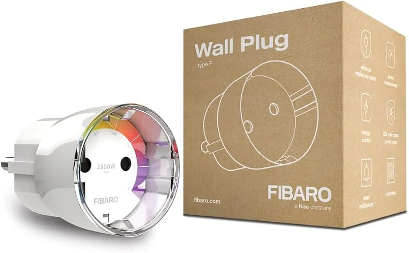 FIBARO Wall Plugg, Z-Wave Plus Smart Uttag, FGWPF-102 — Smarta hem