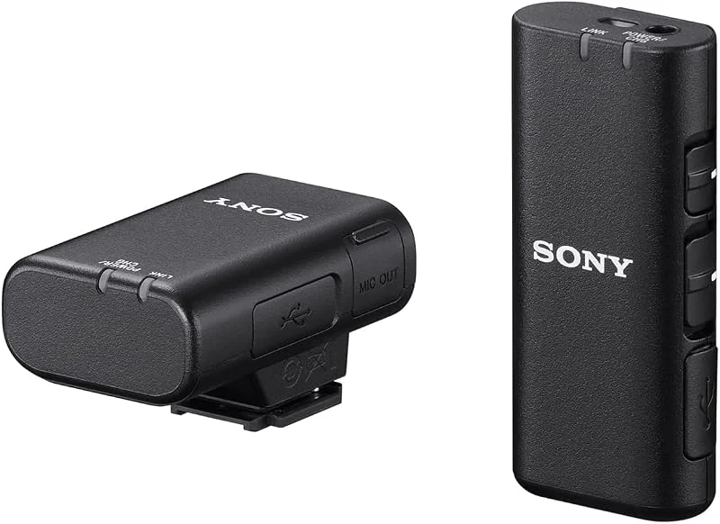 Sony ECM-W2BT Trådlös mikrofon, Svart — Portabel digital och ljud