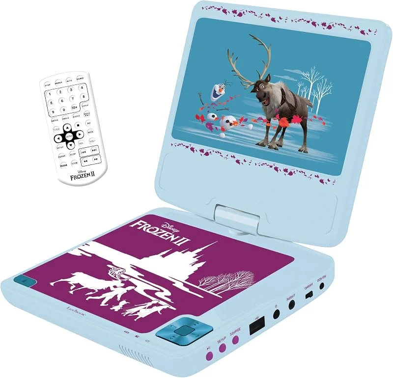 Lexibook, Frost, Bärbar DVD-spelare, DVDP6FZ — Portabel digital och ljud