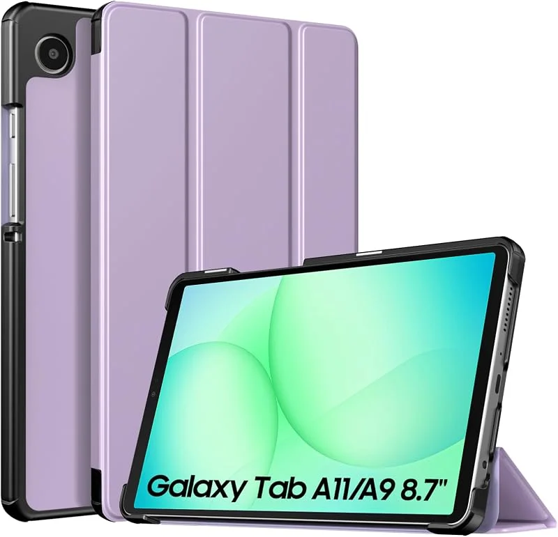 TiMOVO Fodral för Galaxy Tab A11, A9 8, 7 tum, Lilac — Mobil och surfplatta