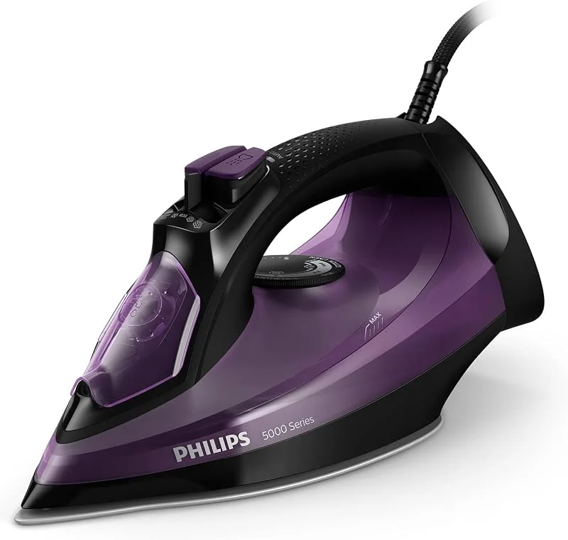 Philips 5000 Ångstrykjärn, SteamGlide Plus-stryksula, 45 g, min ånga — Kök & Hushåll