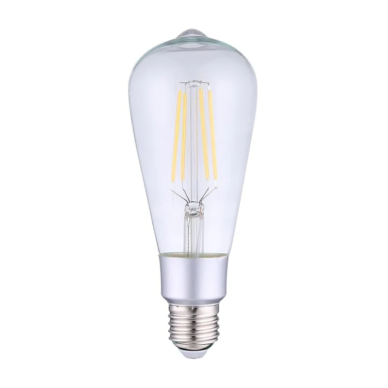 Shelly Vintage ST64 -Wi-Fi ansluten glödlampa 7W - 230 V, 2700 K, E27, 750 Lm, Röststyrning, Energibesparing — Smarta hem
