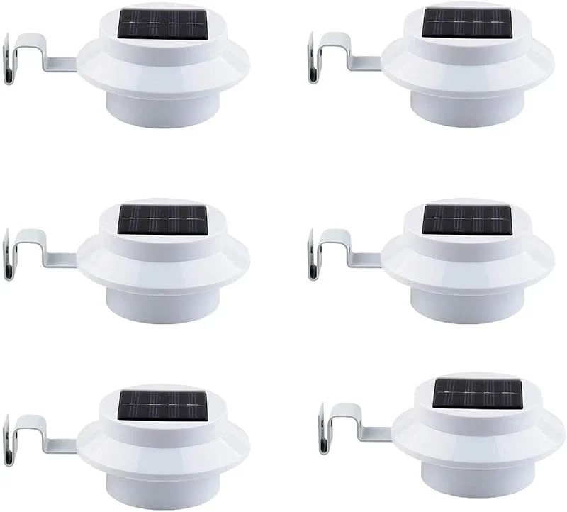 Ulalaza 6 st utomhus soltakrännor lampor smart LED-nattlampa för gård uppfart gräsmatta gång (vit) — Smart belysning