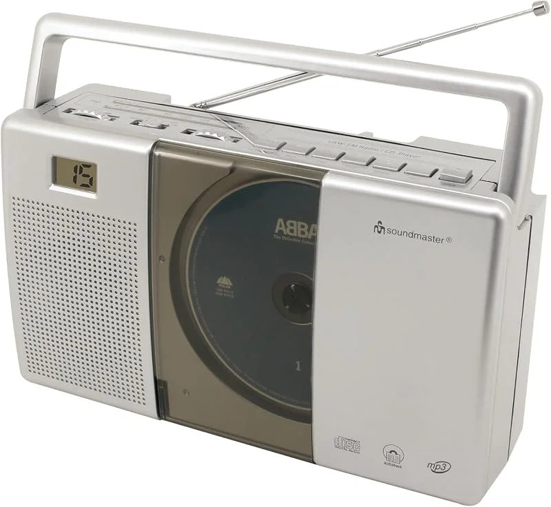soundmaster RCD1185 CD-radio FM CD Grå — Portabel digital och ljud