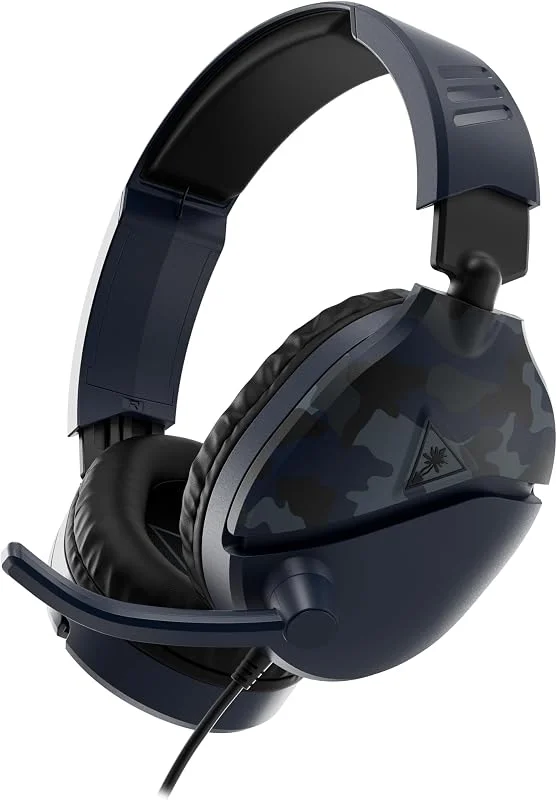 Turtle Beach Recon 70 Blue Camo spelheadset - PS4, PS5, Nintendo Switch, Xbox One och PC — Hörlurar och ljud