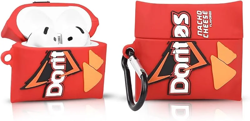 Fodral för AirPods 4th Generationen 2024, Silikon Täcka, Fullständigt Skydd, 3D Tecknad Hud Utformning med Nyckelring, Flerfärgade Trådlösa Hörlurar Fall för Pojkar Flickor — Mobil och surfplatta