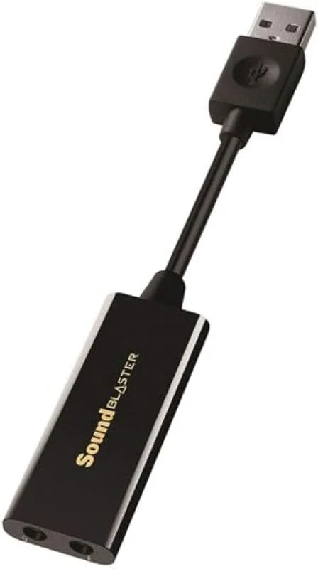 CREATIVE Sound Blaster PLAY! 3 70SB173000000 USB-DAC-förstärkare, Svart — Hörlurar och ljud