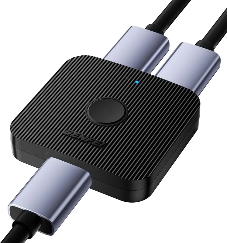 BENFEI HDMI-omkopplare, 4K HDMI-omkopplare 2 ingång 1 utgång, 1 ingång 2-utgång, stöder 4K 3D HD 1080P kompatibel med Firestick, Xbox PS4 Roku HDTV — TV och streaming