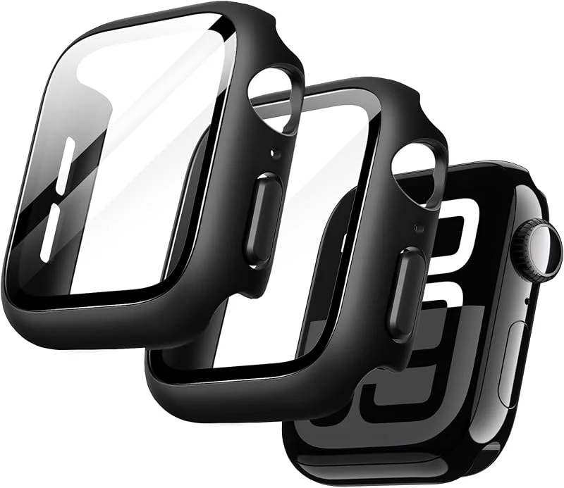JETech Fodral med Skärmskydd för Apple Watch Series 11, 10 42mm, Svart — Mobil och surfplatta