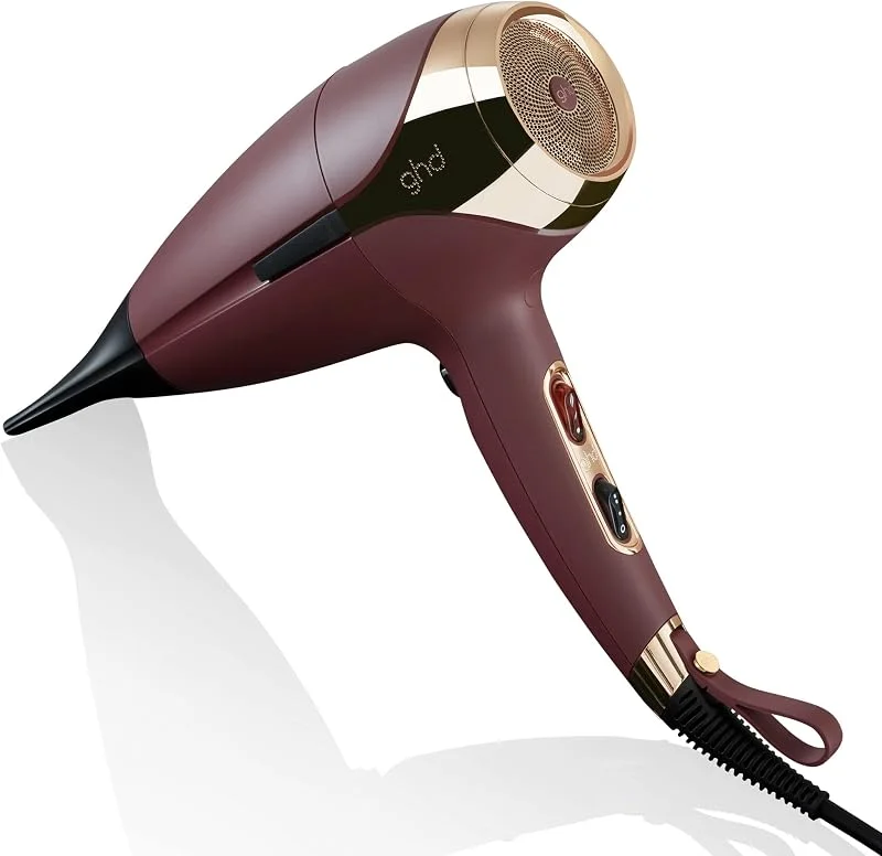 ghd helios hårfön, professionell hårfön, plommonlila — Hårvård