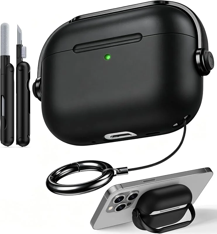 Fodral för AirPods Pro 3 med Snodd, Black — Mobil och surfplatta