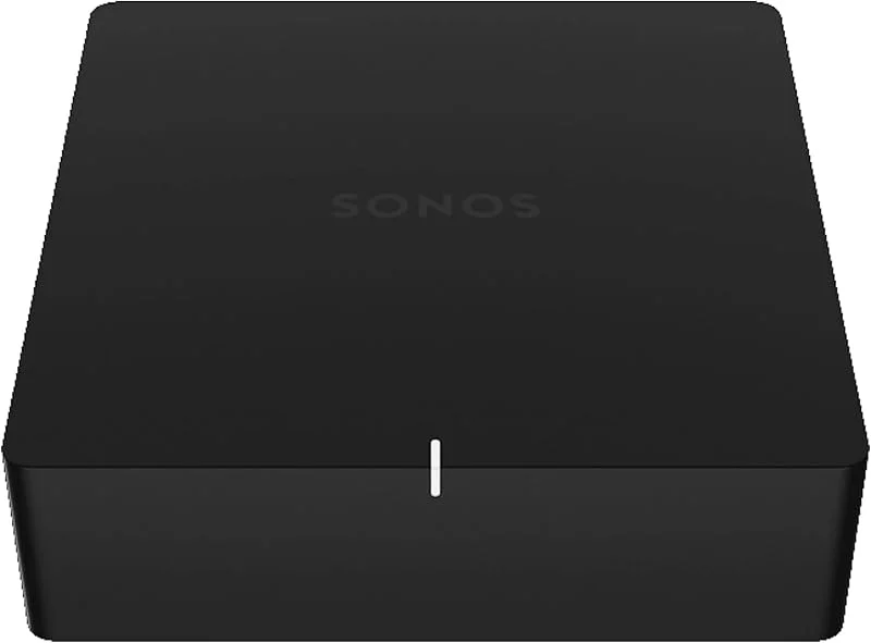 sonos, Portarkitektural, ljud- och streamingspelare, RCA-ingång, fuktbeständig, multiroom WiFi, Ethernet, Google och Amazon Alexa inbyggd, app-kontroll, iOS AirPlay2 - svart — Smarta hem