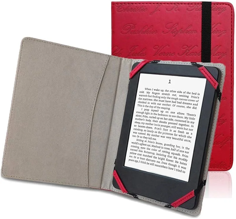6 tum PU-läderfodral för Sony, Kobo, Pocketbook, Nook, Tolino — Portabel digital och ljud