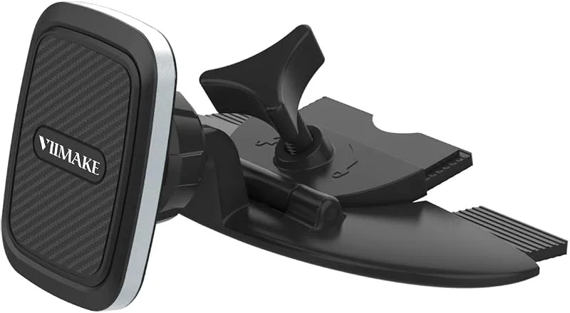 Biltelefonfäste, magnetisk CD-kortplats bilmontering telefonhållare 6 magneter för iPhone 11 Pro Xs MAX XR XS X 8 7 Plus, Galaxy S10 S10+ S10e S9 Note 9 (svart) — Mobil och surfplatta