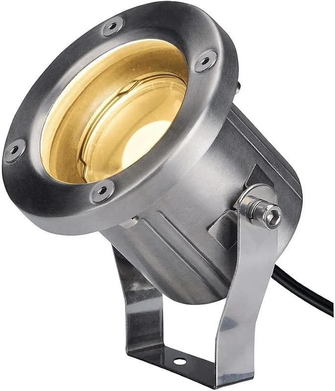 SLV NAUTILUS SPIKE, LED utomhus jordspetslampa, rostfritt stål 316, IP55, 3 000 K — Smart belysning