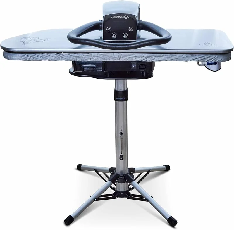 Speedypress ångstrykningspress 101 HD-silver slitstark professionell 101 cm med stativ — Hushållselektronik