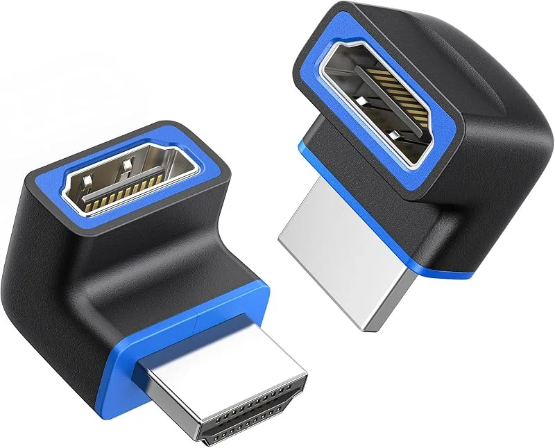 Cable Matters 2-Pack Vinklad HDMI 2.1-Adapter, 270° — TV och streaming