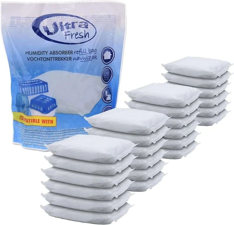 Spetebo 24 st refill för Ultra Fresh luftavfuktare, 450 g, granulat för avfuktare — Hushållselektronik