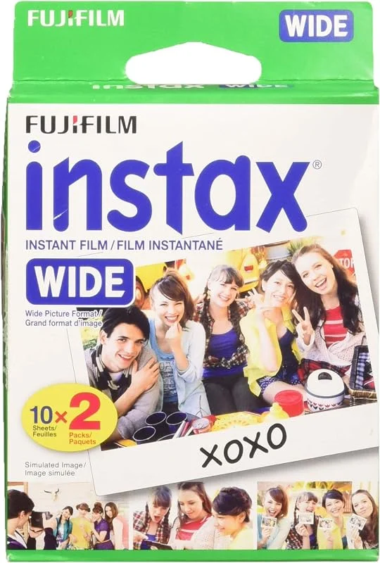 Fuji Wide Instant Color Film Instax för 200, 210 kameror - 2 tvåpack - 40 p... — Portabel digital och ljud